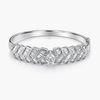 18K White Gold Lab-Grown Diamond Bangle Bracelet | 1.15 CT Center (D/VVS2 IGI) + 2.0 CTW