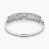 18K White Gold Lab-Grown Diamond Bangle Bracelet | 1.15 CT Center (D/VVS2 IGI) + 2.0 CTW
