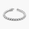 Lab-Grown Diamond Tennis Bracelet 5.60 CTW | Round Brilliant | Platinum | 7