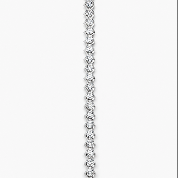 Lab-Grown Diamond Tennis Bracelet 5.60 CTW | Round Brilliant | Platinum | 7