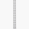 Emerald Cut Lab Grown Diamond Tennis Bracelet in 14K White Gold (27.97 ctw) 7