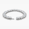 18.5 CTW Pear Lab Diamond Tennis Bracelet in Platinum