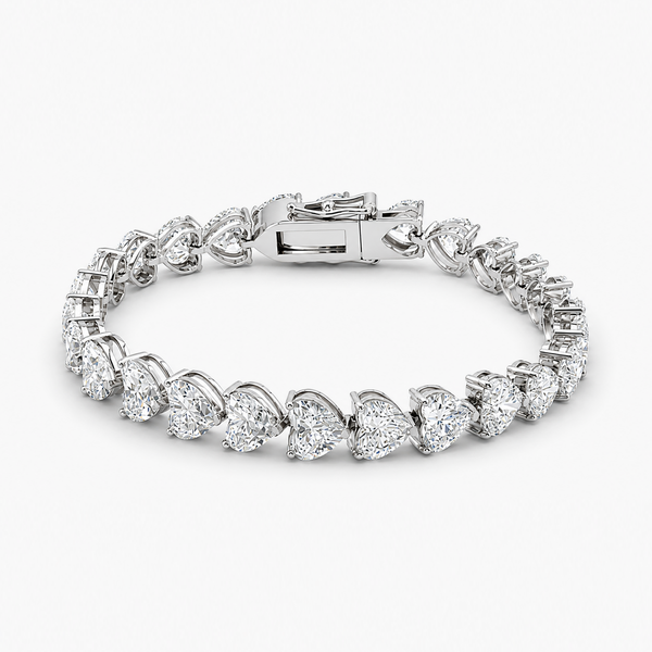 31.31 CTW Lab-Grown Diamond Tennis Bracelet in Platinum | D/VVS2 IGI Certified