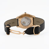 Cartier Tortue Large Date Power Reserve 18K Yellow Gold Watch on Dark Brown Alligator Strap, Ref. 3585