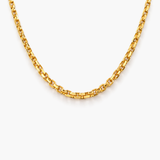 Dây Chuyền Vàng 14K Kiểu Mắt Xích Hộp Dài | 3.7mm | 22