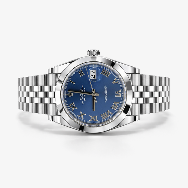 Rolex Datejust 41 | Ref. 126300 | Blue Roman Dial | Jubilee Bracelet | Stainless Steel | Papers