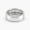 Five-Stone Oval Diamond Band 1.37 CTW H/VS2 in 18K White Gold