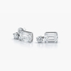 Exceptional Emerald Cut Lab-Grown Diamond Drop Earrings | 18.20 CTW | E / VVS2 | Platinum