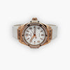 Hublot Big Bang 39mm 18K Rose Gold Diamond Bezel White Rubber Strap Watch