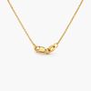 4.34 Ct Pear Shape Lab Grown Diamond Pendant Necklace | E/VS2 IGI | 18K Yellow Gold