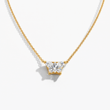 Dây Chuyền Mặt Kim Cương Nuôi Cấy Hình Bướm 2.06 Carat | Vàng Vàng 18K | 45.72 cm