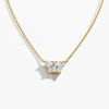 2.06 Ct Butterfly Shape Lab Grown Diamond Pendant Necklace | 18K Yellow Gold | 18 Inch