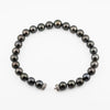 Tahitian Pearl Necklace 15–18mm with 18K White Gold Pavé Diamond Clasp, 18 Inches