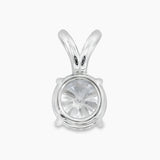Mặt Dây Chuyền Kim Cương Nuôi Trồng Trong Phòng Thí Nghiệm Hình Tròn 2,53 Carat Bằng Bạch Kim