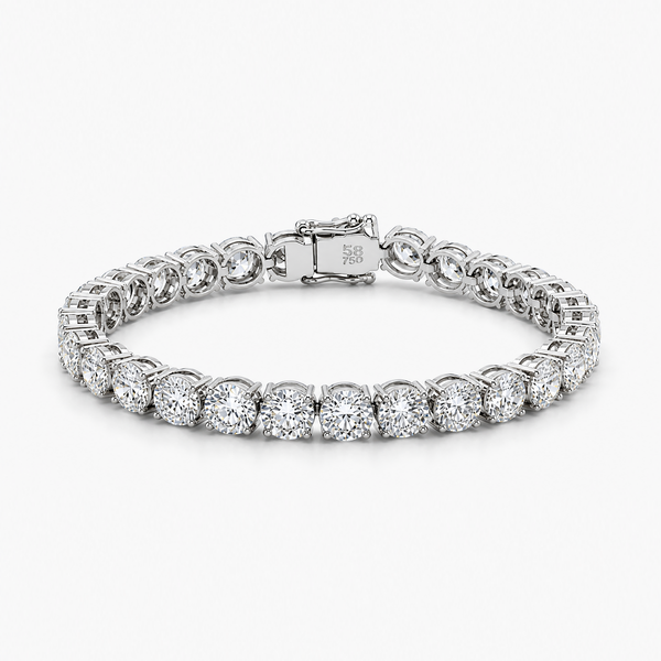 29 CTW Lab-Grown Diamond Tennis Bracelet in Platinum, 7.5