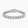 29 CTW Lab-Grown Diamond Tennis Bracelet in Platinum, 7.5
