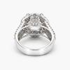 Lab-Grown Diamond Halo Engagement Ring in Platinum | 3.01 CT Round Brilliant | EVS1 IGI | 1.50 CTW