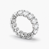 7.80 CTW Lab Grown Diamond Oval Eternity Band in Platinum