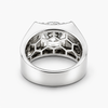 Men's Lab Grown Diamond Solitaire Ring in Platinum