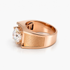 4.52 Ct Lab Grown Diamond Men's Ring in 14K Rose Gold | E/VVS2 IGI Certified | Size 11