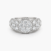 Natural Diamond Multi-Cluster Halo Ring 2.16 CTW in 18K White Gold