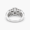 Natural Diamond Multi-Cluster Halo Ring 2.16 CTW in 18K White Gold