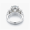 7.09 CT Lab-Grown Diamond Five-Stone Ring in Platinum