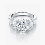 Nhẫn Kim Cương Lab-Grown 7,09 CT Ngũ Thạch Bằng Bạch Kim