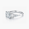 7.09 CT Lab-Grown Diamond Five-Stone Ring in Platinum