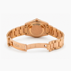Rolex Day-Date 36 18K Everose Gold Pink Diamond Dial Oyster Bracelet Ref. 118205 — With Papers