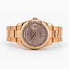 Rolex Day-Date 36 18K Everose Gold Pink Diamond Dial Oyster Bracelet Ref. 118205 — With Papers