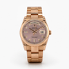 Rolex Day-Date 36 18K Everose Gold Pink Diamond Dial Oyster Bracelet Ref. 118205 — With Papers