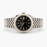 Đồng hồ Rolex Datejust 41 Mặt số đen không số, Viền khía, Dây đeo Jubilee Ref. 126334 — Kèm hộp & giấy tờ chứng nhận