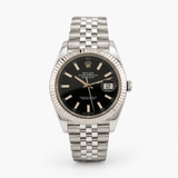 Đồng hồ Rolex Datejust 41 Mặt số đen không số, Viền khía, Dây đeo Jubilee Ref. 126334 — Kèm hộp & giấy tờ chứng nhận