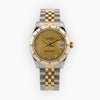 Rolex Datejust 31 Two-Tone 18K Yellow Gold & Stainless Steel Champagne Diamond Dial Jubilee Bracelet Pre-Owned Watch (Ref. 178313)