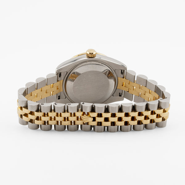 Rolex Datejust 31 Two-Tone 18K Yellow Gold & Stainless Steel Champagne Diamond Dial Jubilee Bracelet Pre-Owned Watch (Ref. 178313)