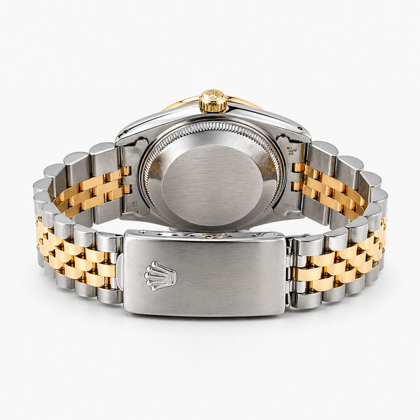 Rolex Datejust 31mm Model 68273 Two-Tone Steel & 18k Yellow Gold MOP Diamond Dial & Diamond Bezel Jubilee Bracelet