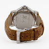 Ulysse Nardin San Marco GMT+/- Diamond Bezel Champagne Dial Brown Crocodile Strap